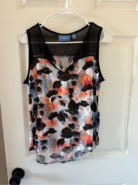 Simply Vera Vera Wang Medium Petite Tank Top Blouse Shirt